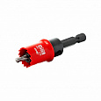 Коронка биметаллическая HSS M42, 6/10 TPI, переменный шаг 16х20 мм